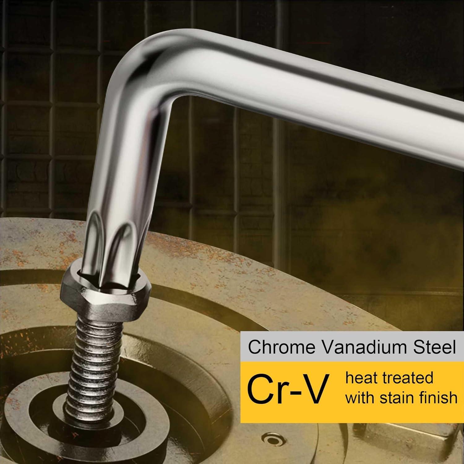 Juego de Llaves Allen Torx Hanpex 9 Piezas Cr-V T10-T50