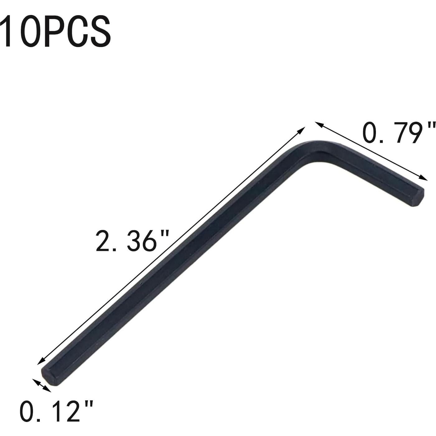 Llave Hexagonal Métrica MI MIRONEY 3mm Paquete de 10 Unidades