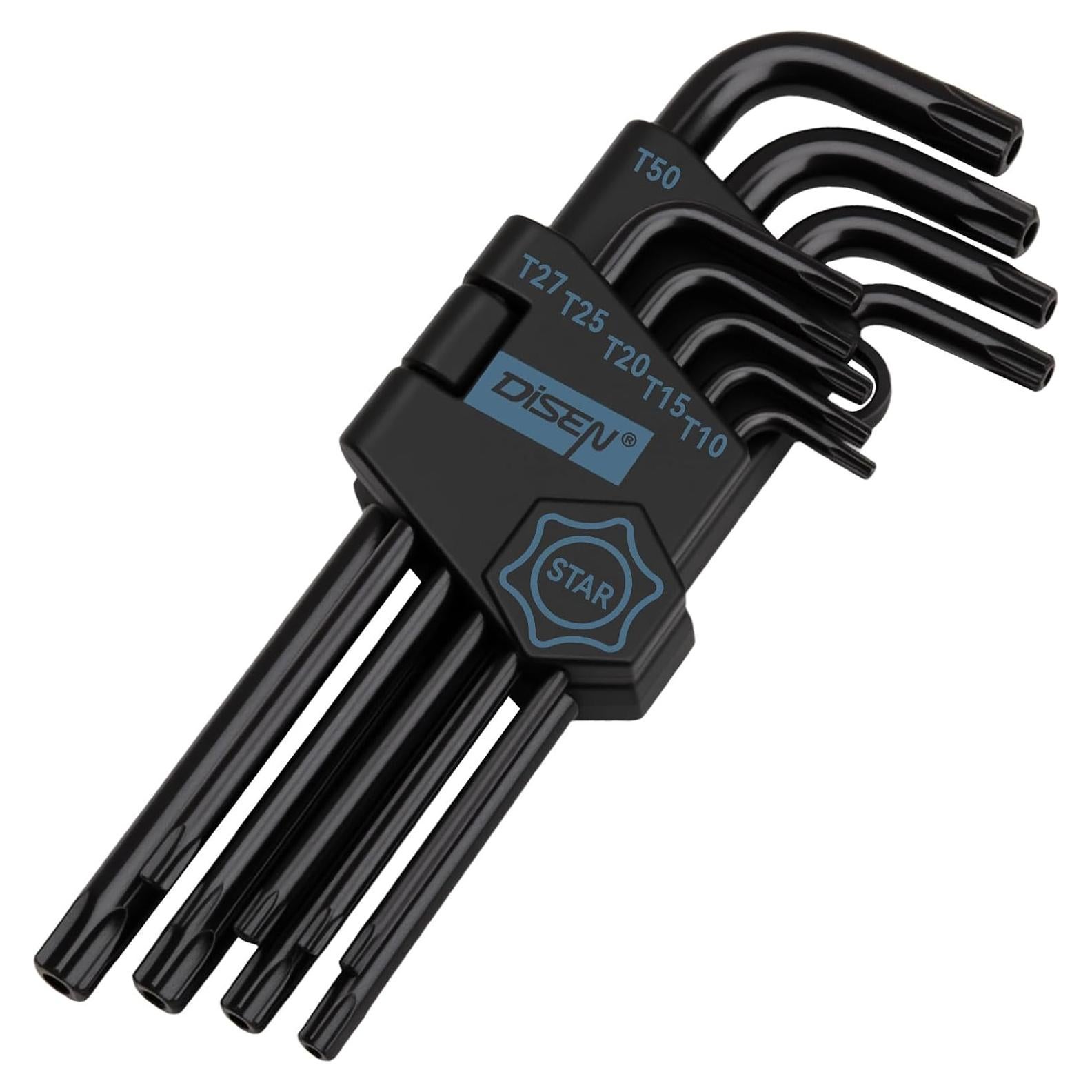 Juego de Llaves Allen Torx DISEN 9 Piezas Acero CR-V