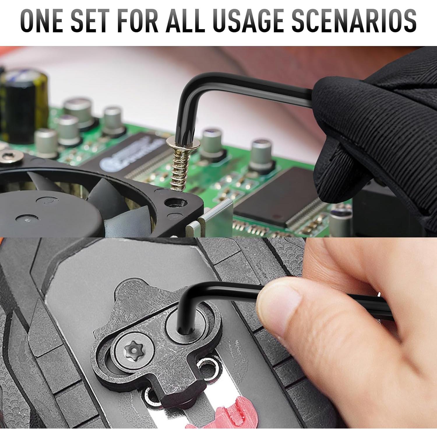 Juego de Llaves Allen Torx DISEN 9 Piezas Acero CR-V