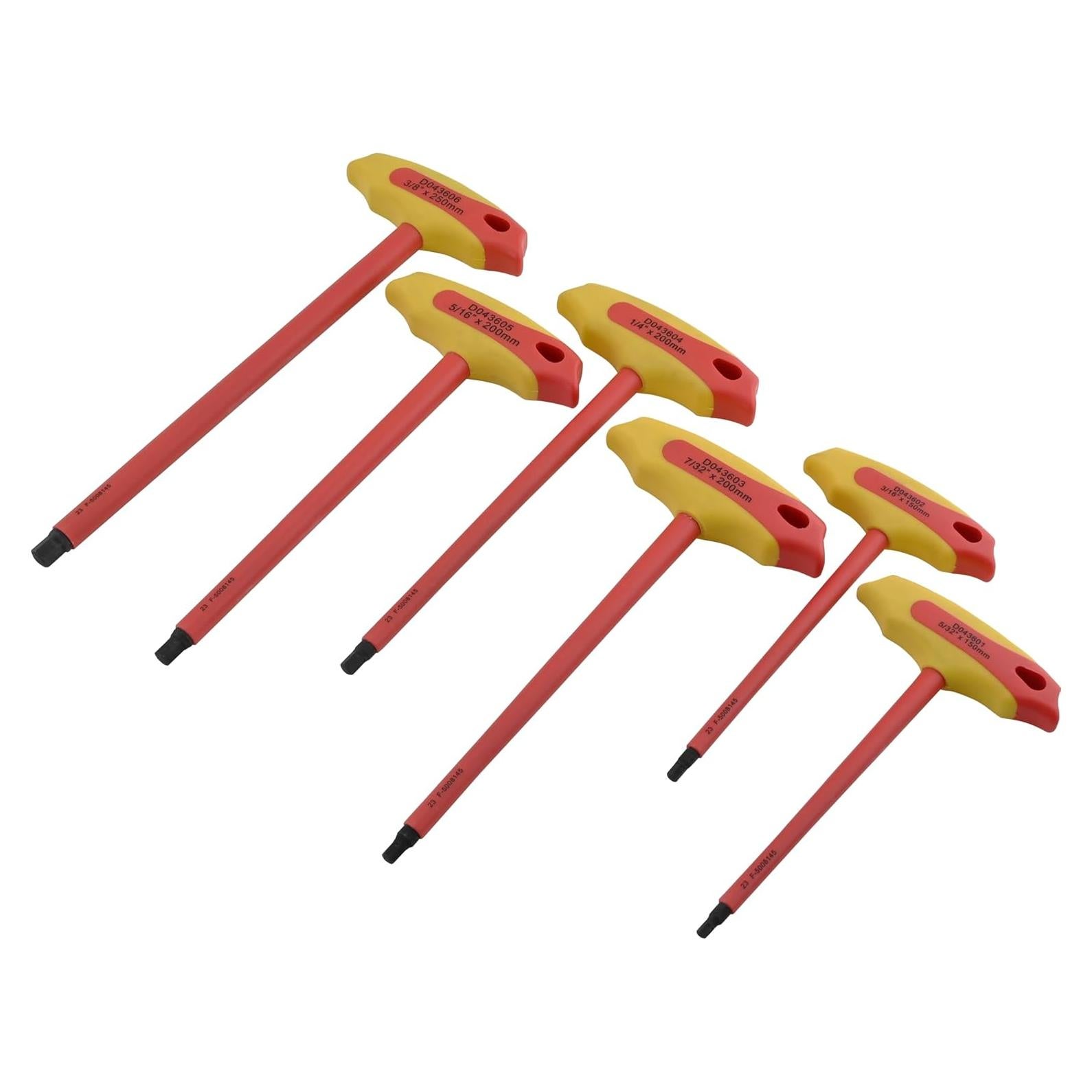 Juego de Llaves Hexagonales Aisladas 6 Piezas Gray Tools