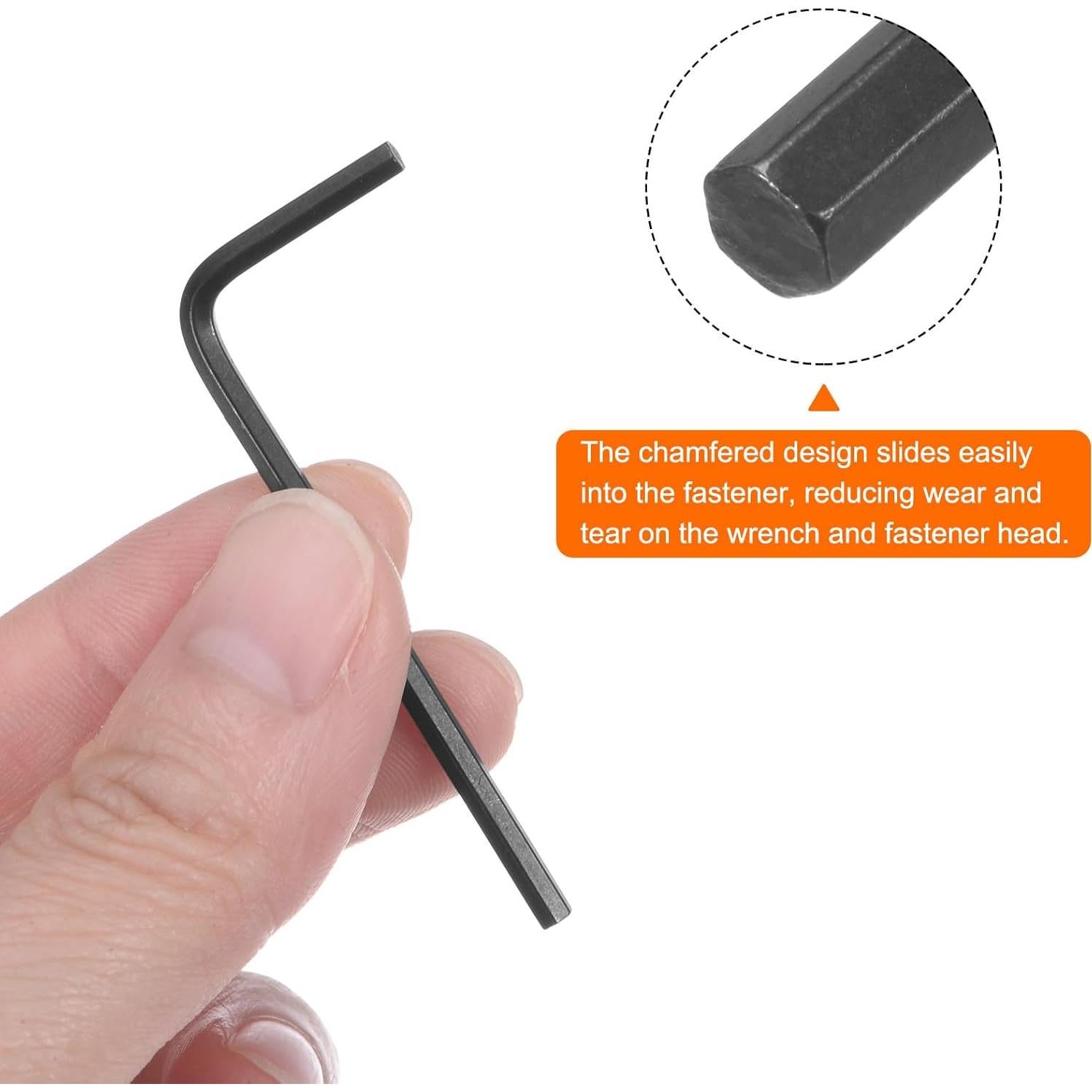 Llave Allen 20pcs HARFINGTON 3/32" Acero Vanadio Cromado