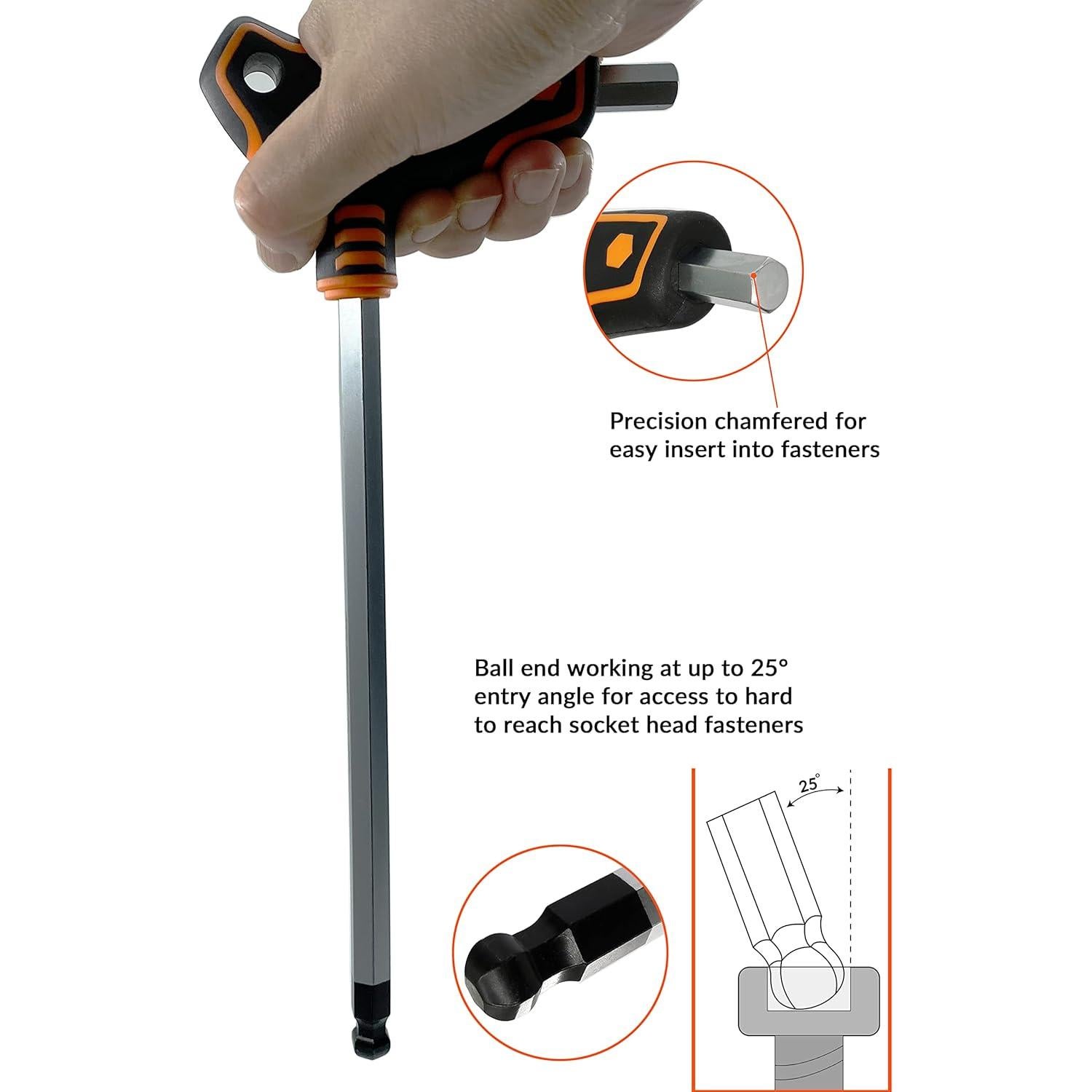 Conjunto de Llaves Allen T de 9 Piezas NordWolf S2