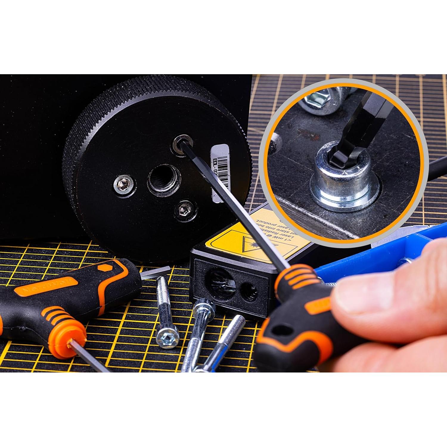 Conjunto de Llaves Allen T de 9 Piezas NordWolf S2