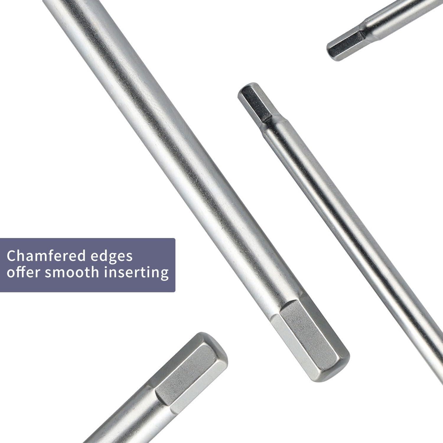 Juego de Llaves Hexagonales T JIOGOWISE 10PCS Métricas con Caja