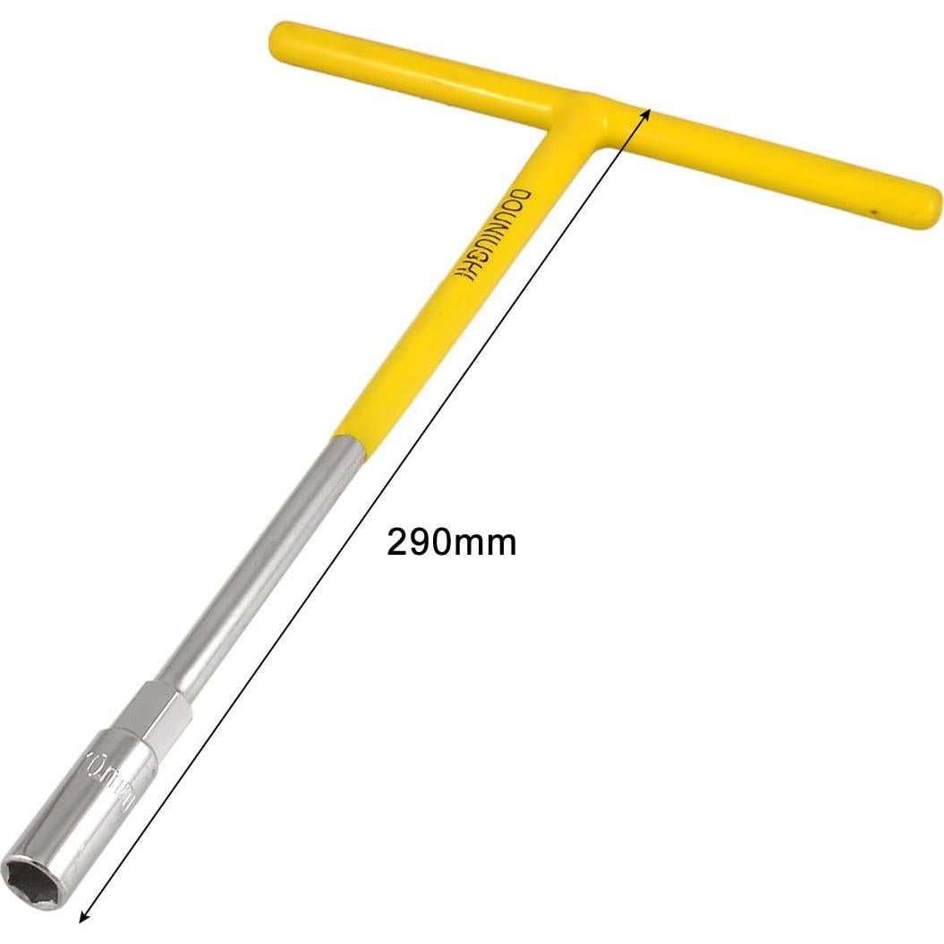 Llave en T uxcell 10mm con mango ergonómico antideslizante