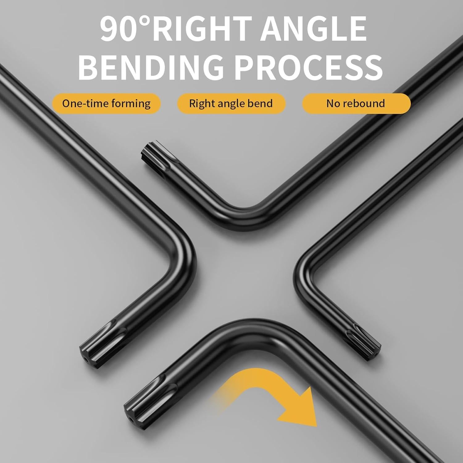 Juego de Llaves Torx 9 Piezas GRENPRO T10-T50 Acero CR-V