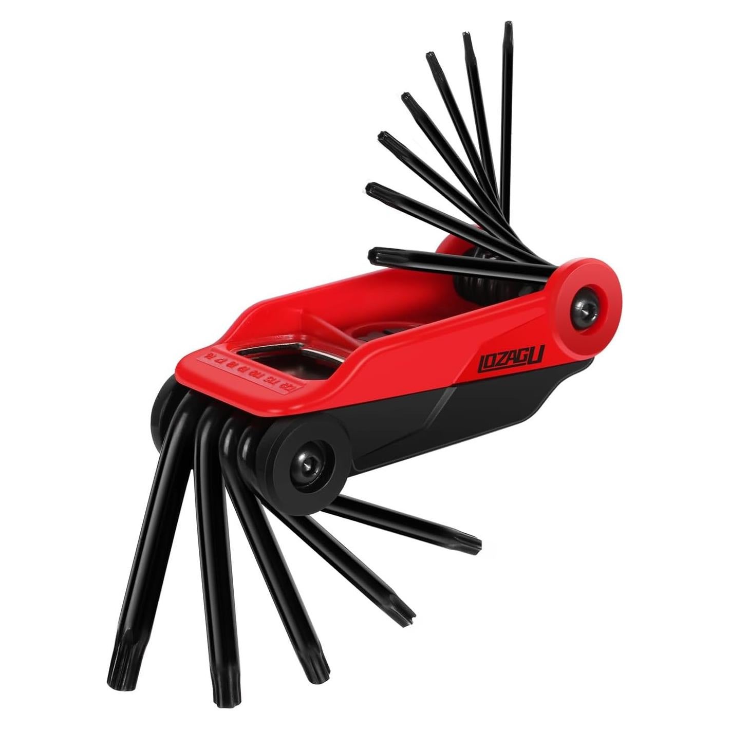 Juego de Llaves Estrella LOZAGU 12PCS T6 a T40 Plegable