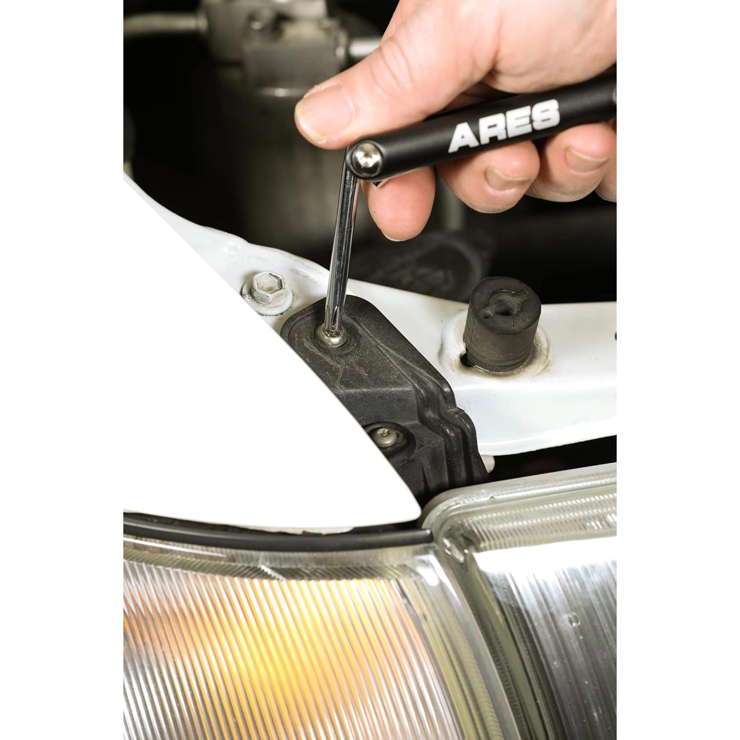 Juego de Llaves Estrella Plegables ARES 10 Piezas T-6 a T-30