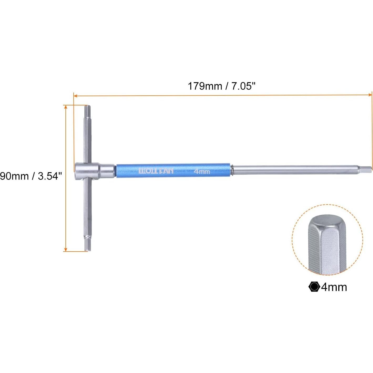Juego de Llaves Hexagonales T HARFINGTON 4mm Acero Vanadio