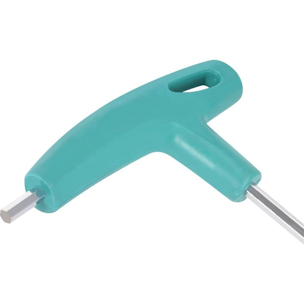 Llave Hexagonal T uxcell 4mm Acabado Cromado Duradera