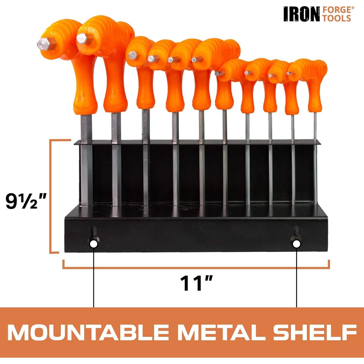 Juego de Llaves Allen T 20 Piezas Iron Forge Tools Métrico