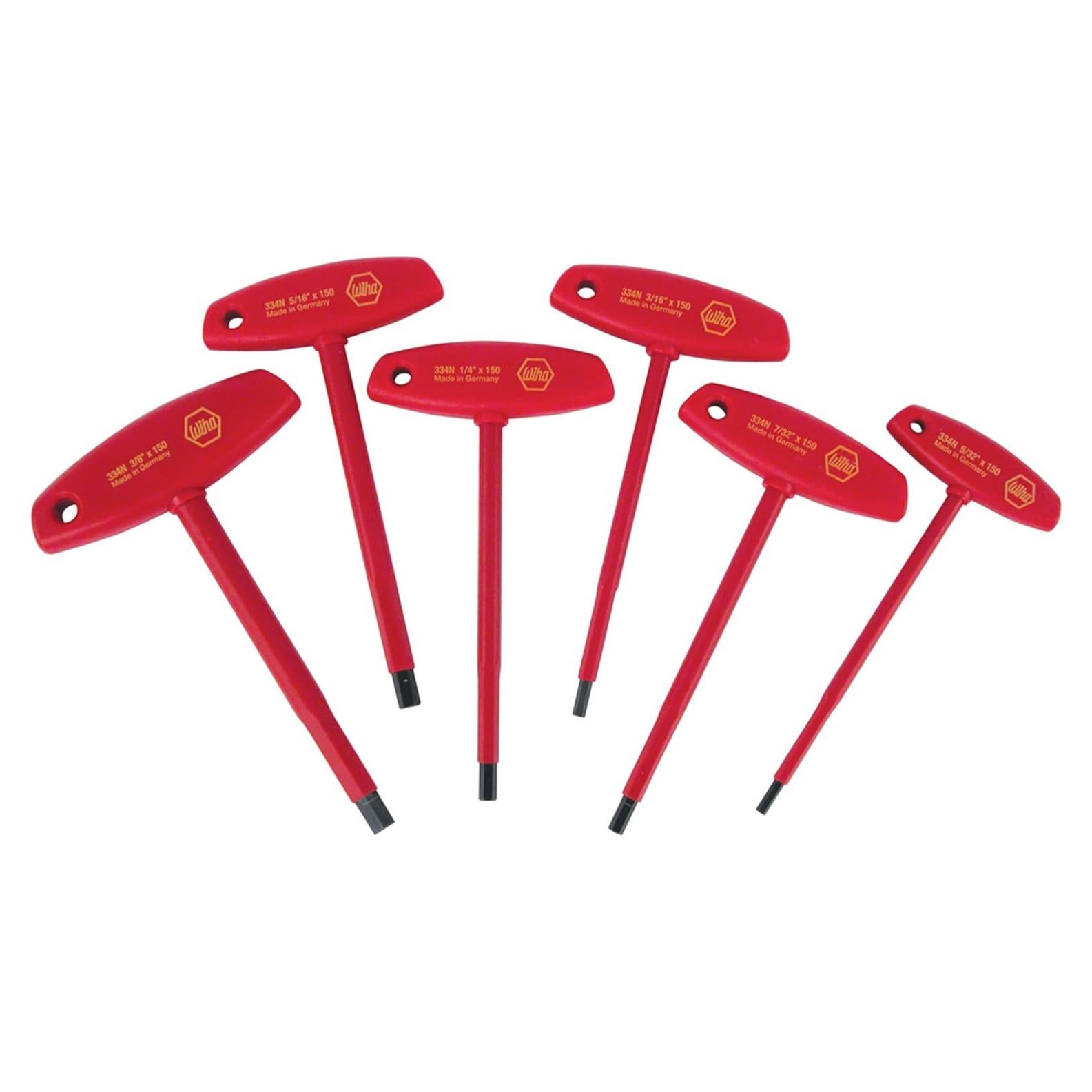 Juego de Destornilladores Hexagonales Aislados Wiha 33490, 6 Piezas