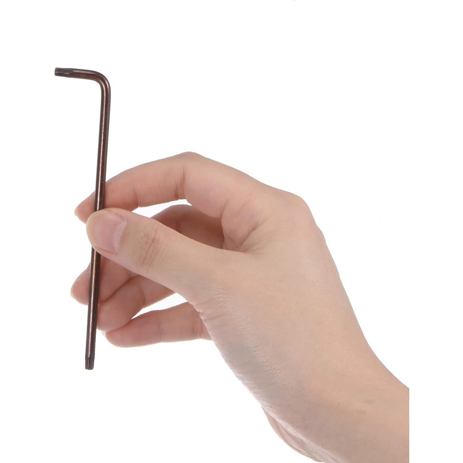 Llave Torx Estrella uxcell T25 a Prueba de Manipulación 130 mm