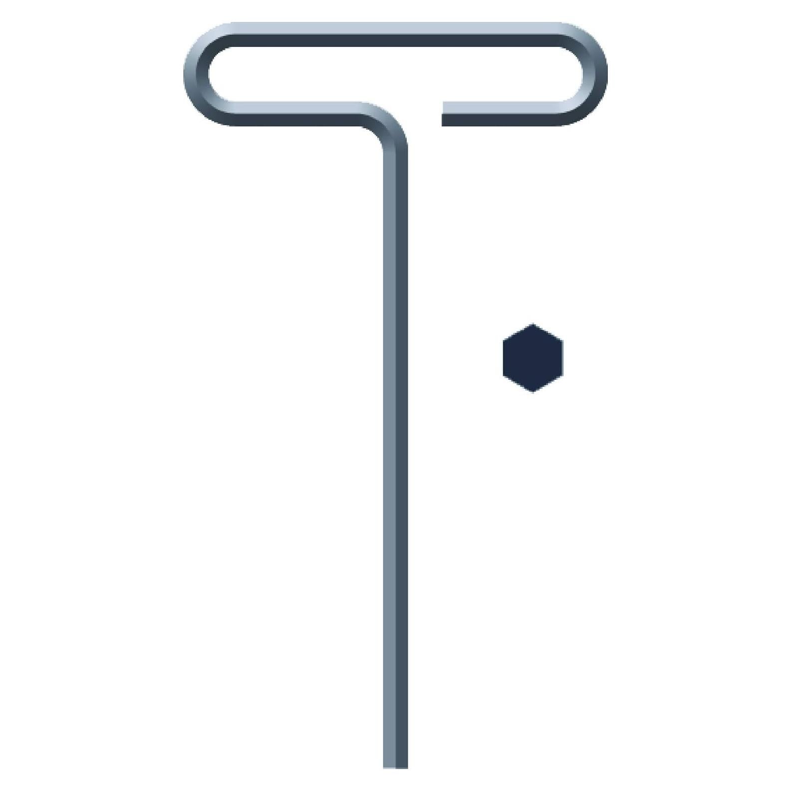 Llave Allen T-Handle Eklind 31608 1/8" Estándar - Paquete de 12