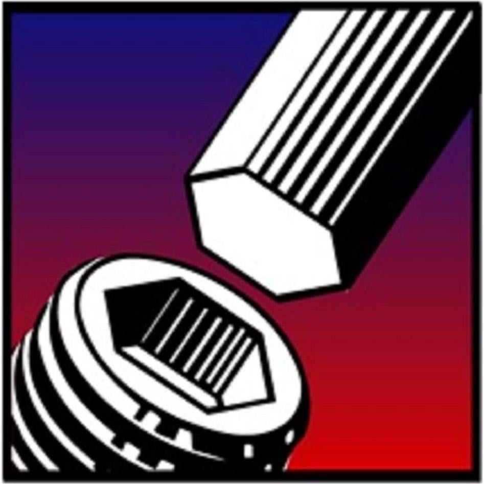 Llave Allen T-Handle Eklind 31608 1/8" Estándar - Paquete de 12