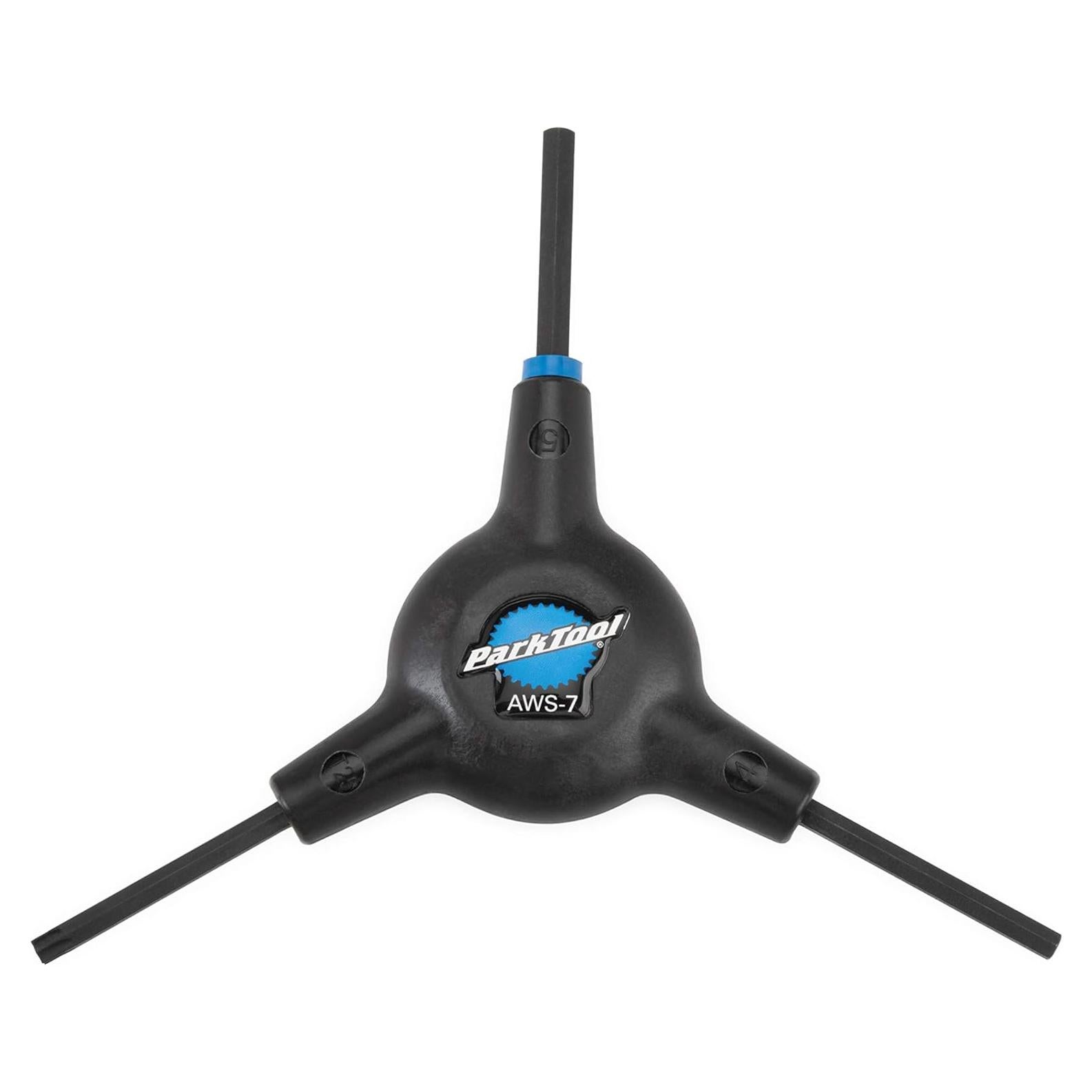 Llave de 3 vías Park Tool AWS-7 Hexágono y Torx 4mm 5mm T25