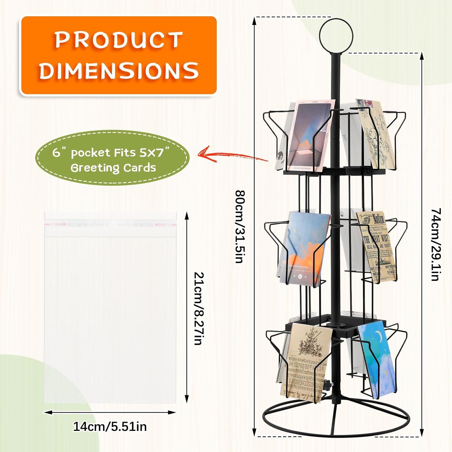 Soporte Giratorio para Tarjetas Resurhang 3 Niveles 2 Pcs