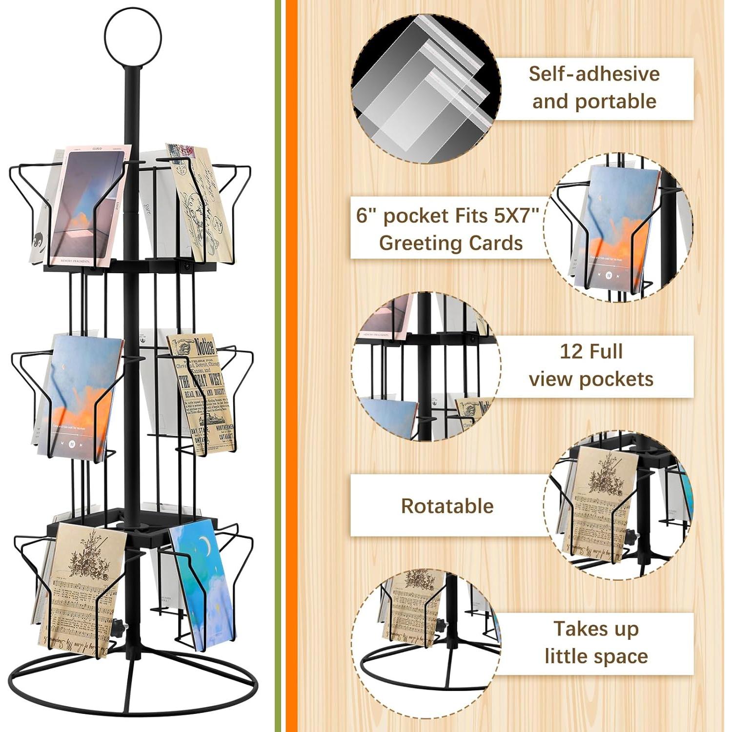 Soporte Giratorio para Tarjetas Resurhang 3 Niveles 2 Pcs