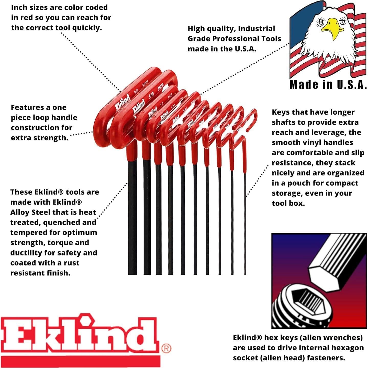 Llave Allen T-EKLIND 51920 22.86cm Agarre Acolchado