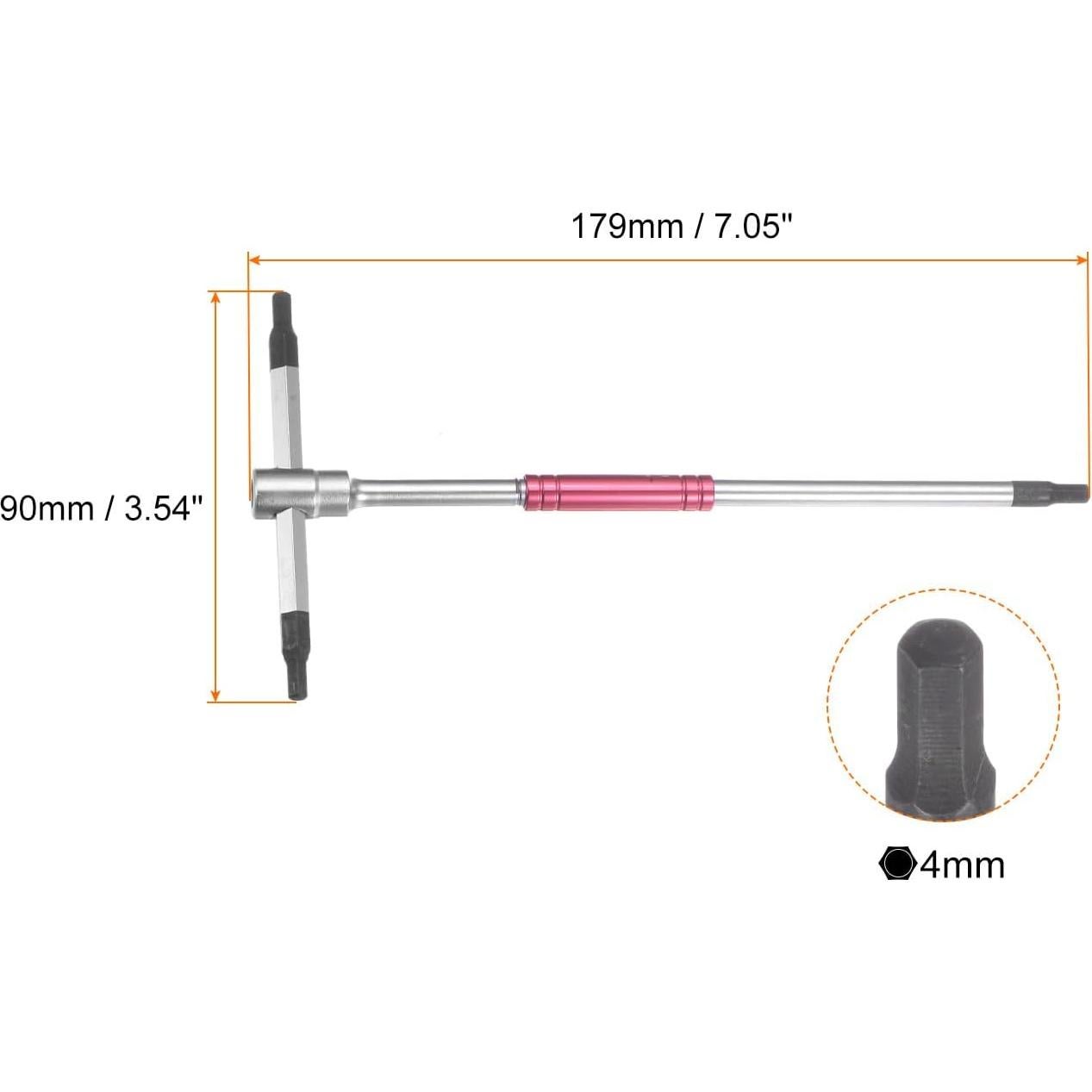 Juego de Llaves Hexagonales T HARFINGTON 4mm Acero Cromo