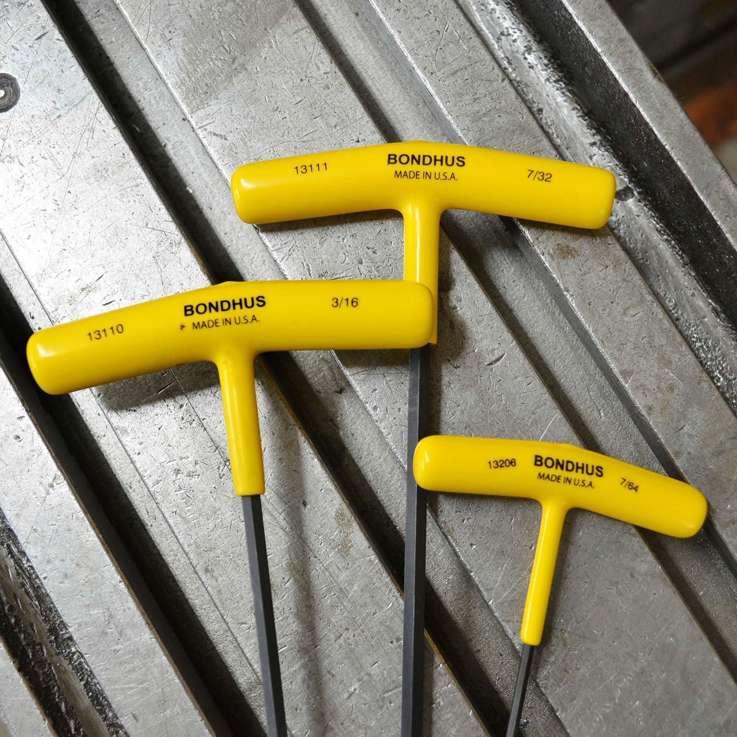 Juego de 10 Mangos en T Bondhus 13138 Punta Esférica y Hexagonal 3-10 mm