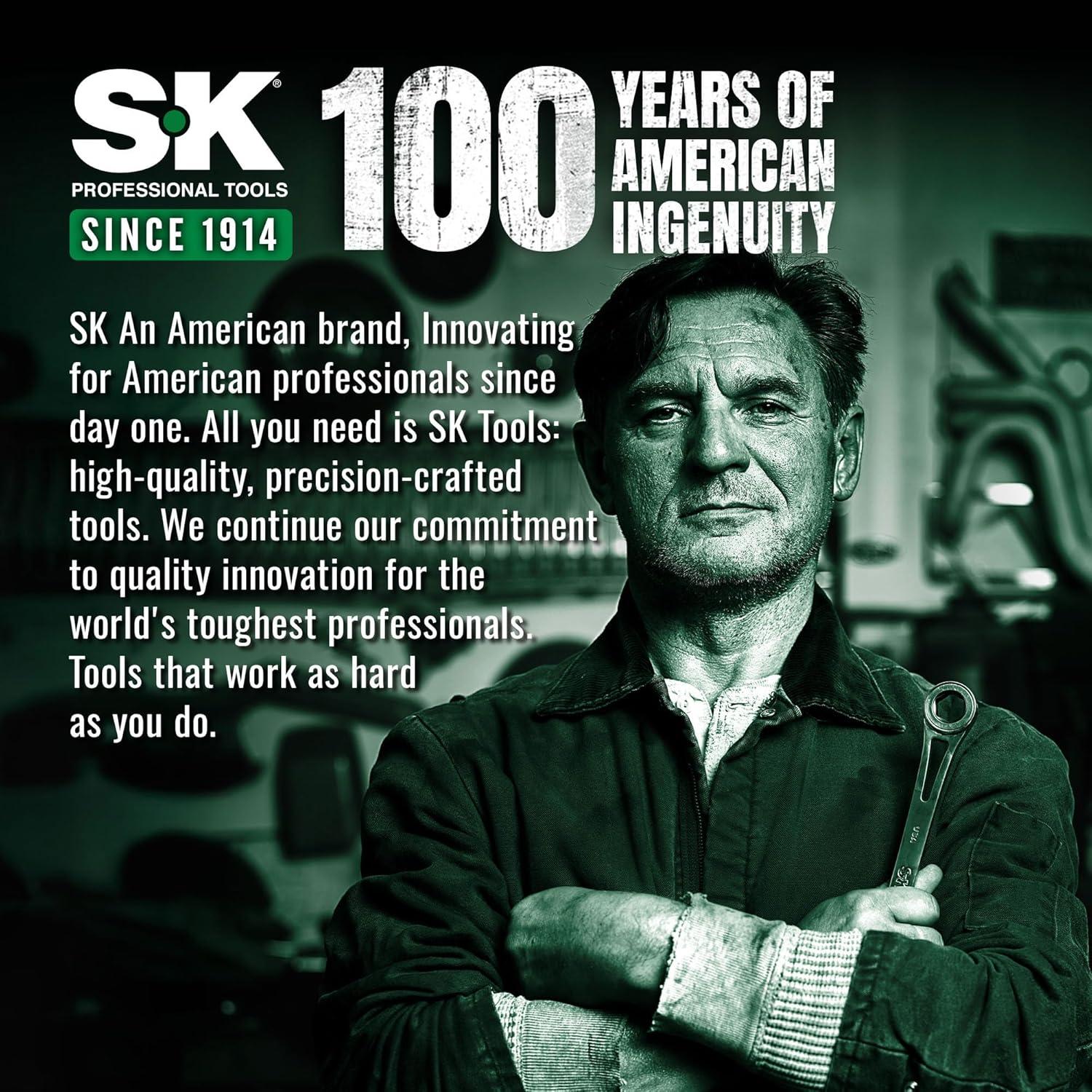 Juego de Llaves Allen Estrella 9 Piezas SK Acero S2