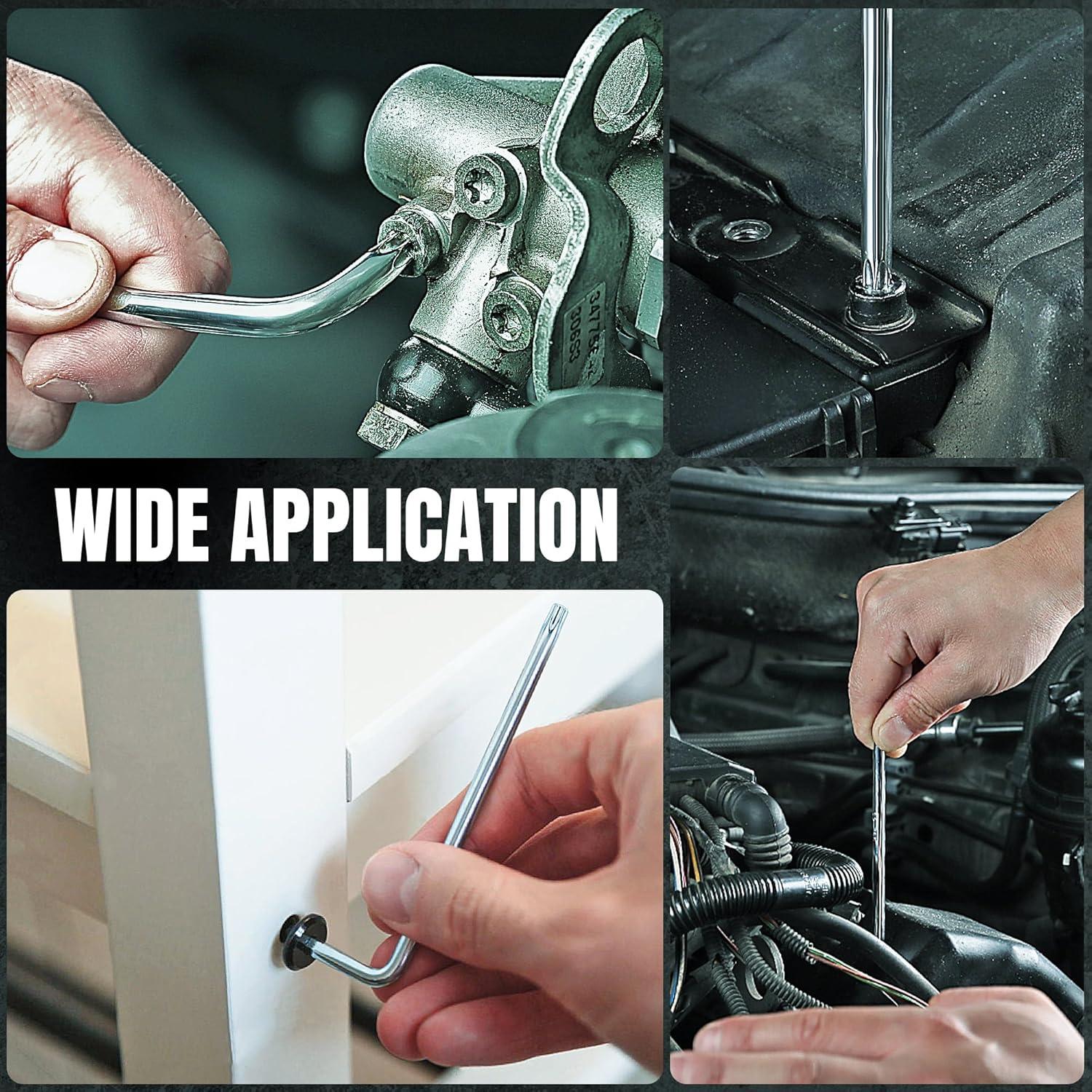 Juego de Llaves Allen Estrella 9 Piezas SK Acero S2