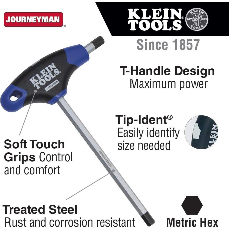 Llave Hexagonal en T Klein Tools JTH9M6 6 mm 22.86 cm