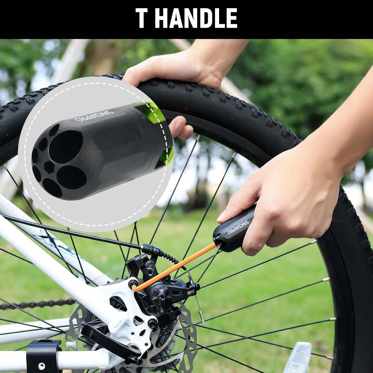 Juego de Llaves Allen Torx SAKSIAPRO 10 Piezas con Mango en T