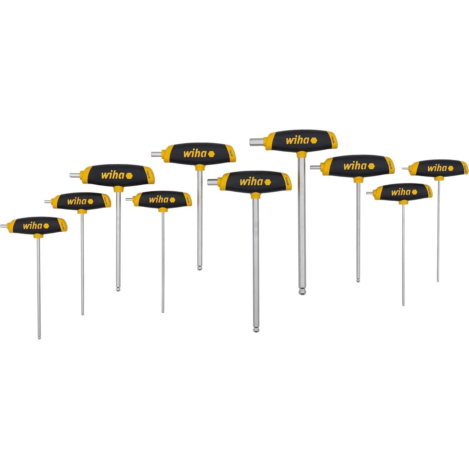 Set de Herramientas Wiha 54081 10 Piezas Mango T Doble Acción