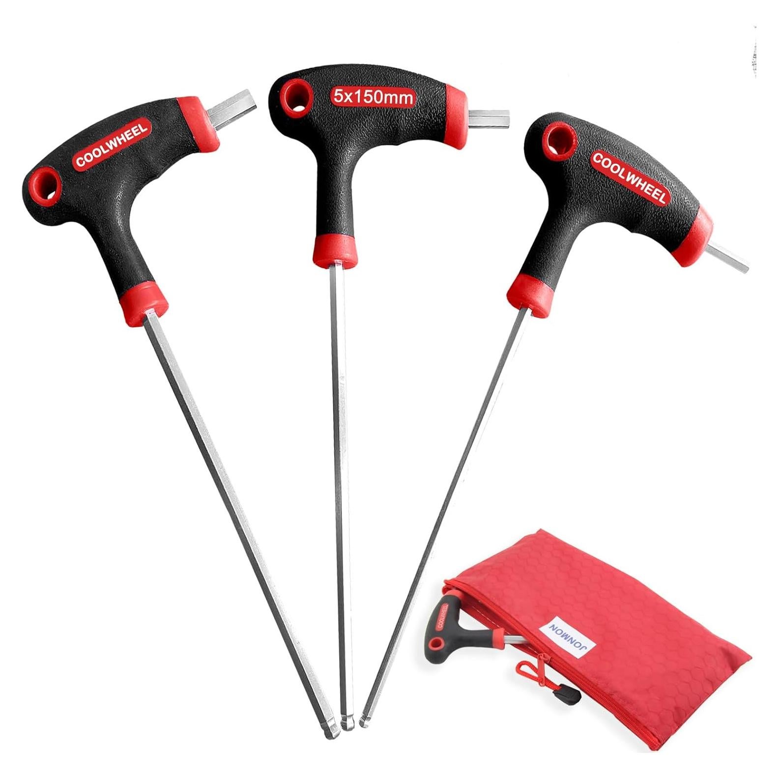 Juego de Llaves Allen Hexagonales COOLWHEEL 4/5/6mm T-Handle