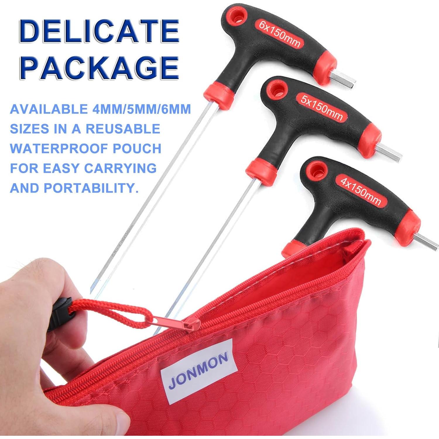 Juego de Llaves Allen Hexagonales COOLWHEEL 4/5/6mm T-Handle