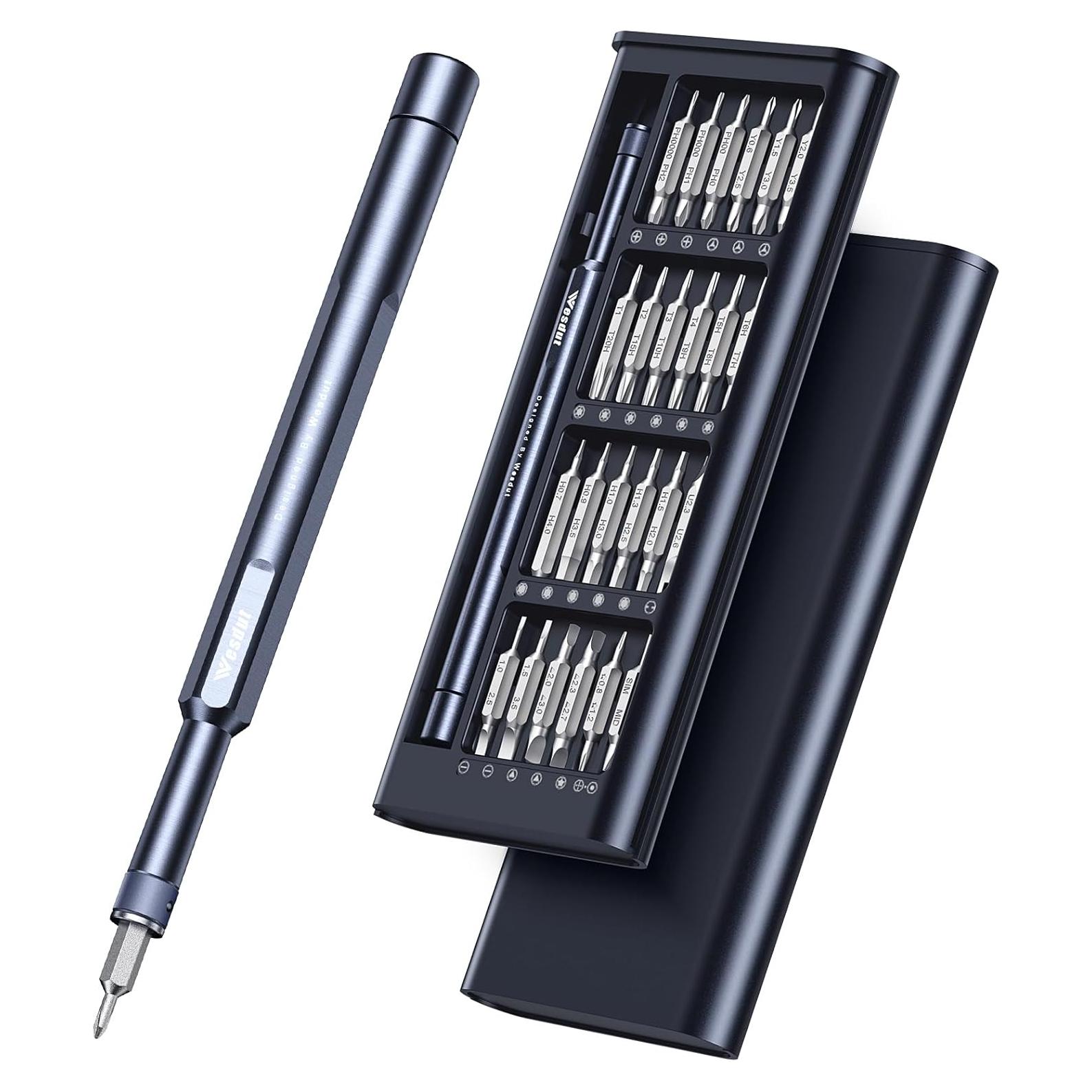 Juego de Destornilladores Pequeños 49-en-1 Wesdut - Acero Duradero