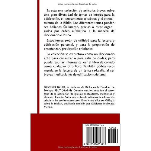 Léxico: Breve diccionario razonado de términos bíblicos y teológicos (Spanish Edition)