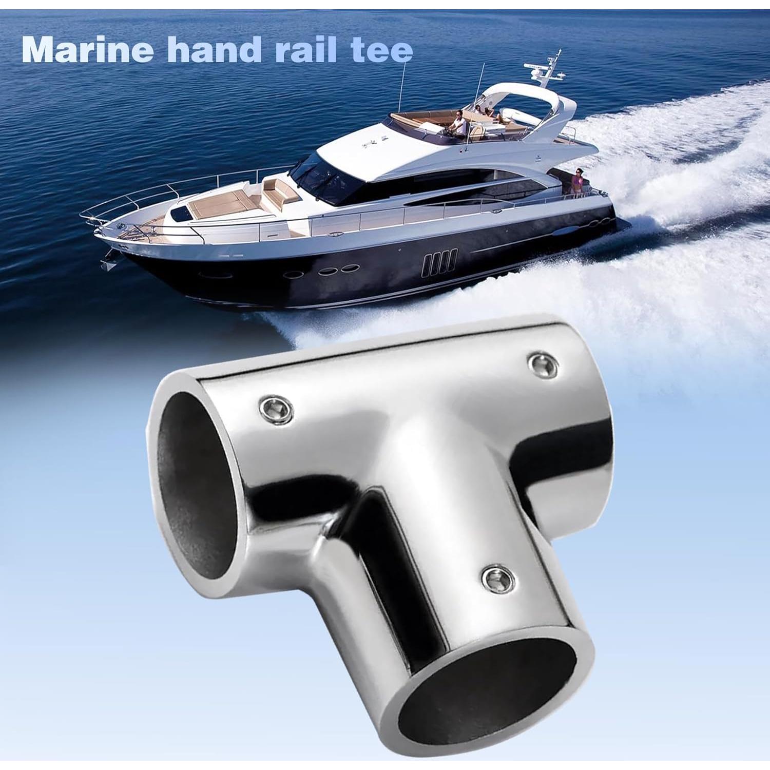 Accesorio T para Pasamanos YANYUCB Acero Inoxidable 316 2 Unidades