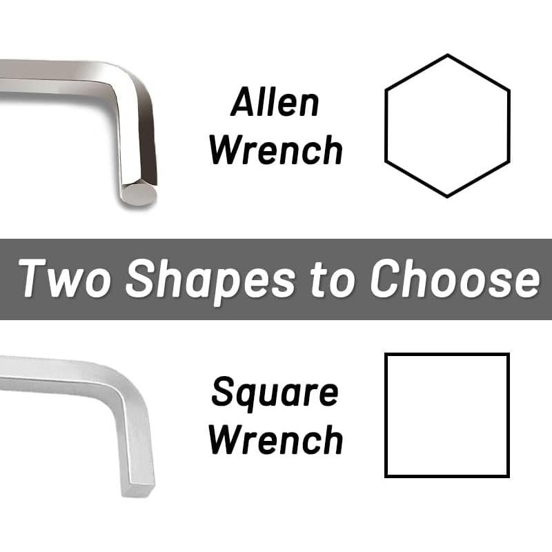 Juego de Llaves Allen 8 en 1 Yopolaz - Acero Aleado Hexagonal