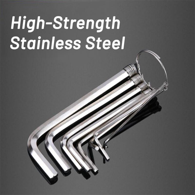 Juego de Llaves Allen 8 en 1 Yopolaz - Acero Aleado Hexagonal