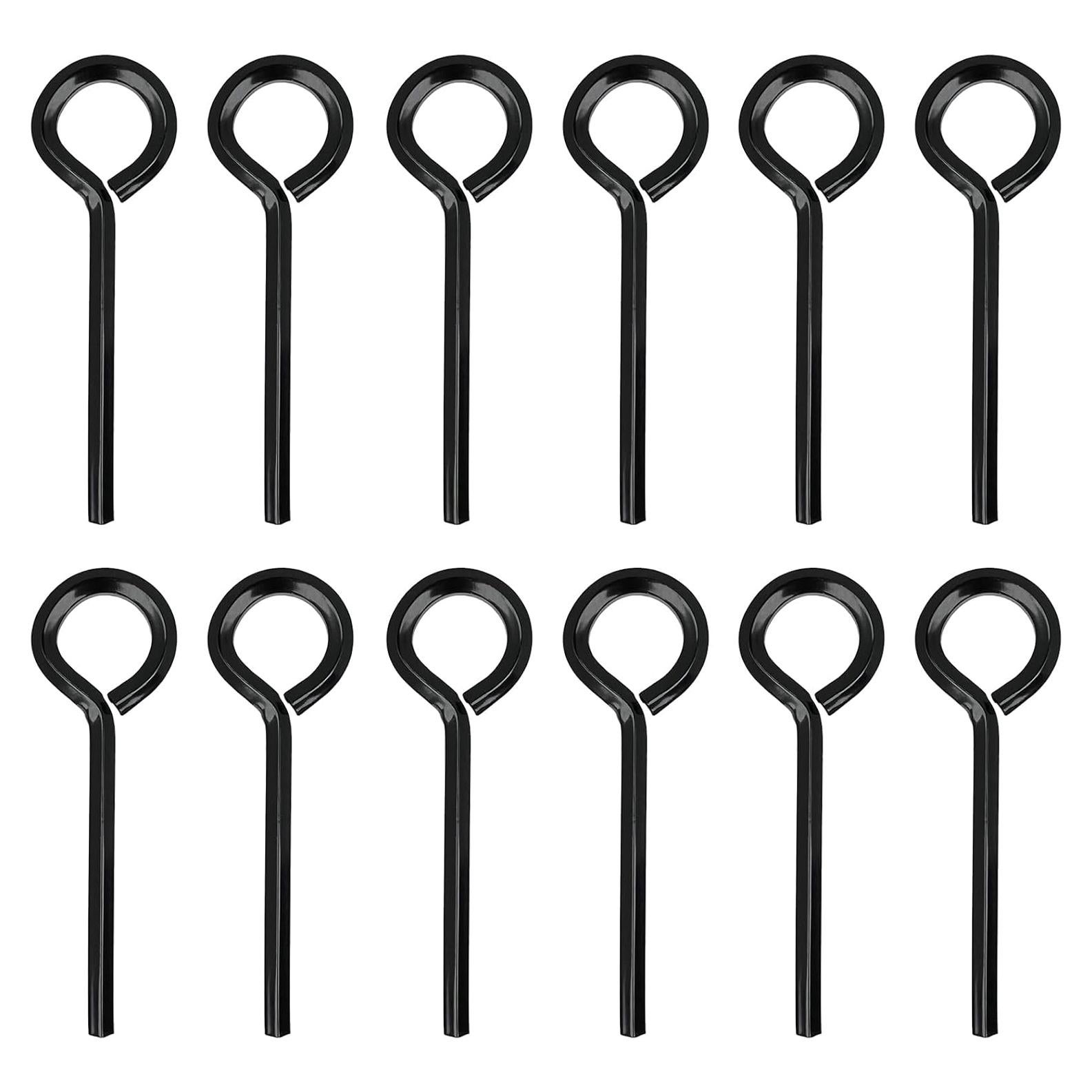 Juego de 12 Llaves Allen Hexagonales DENGXINWEI 5/32" Negro