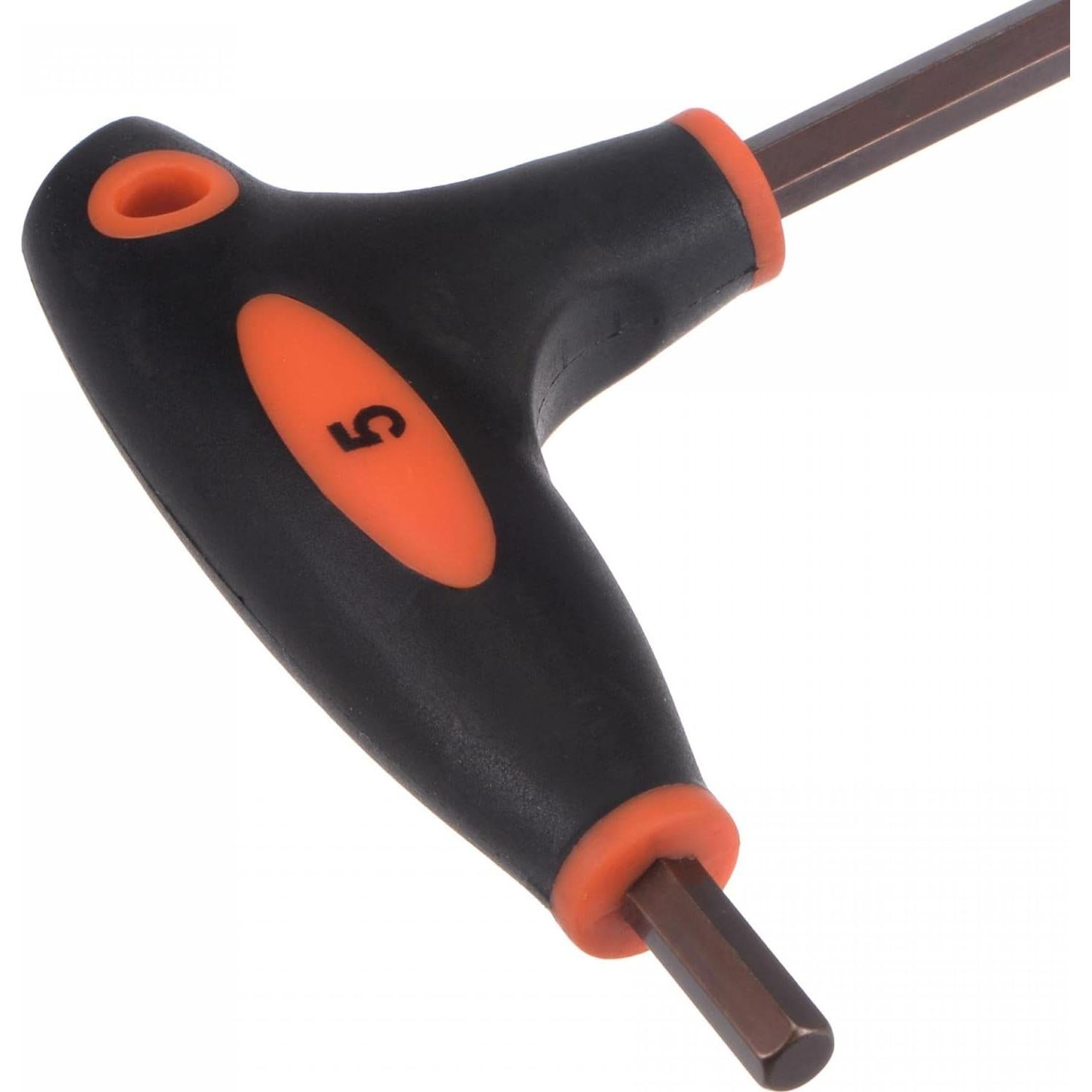 Llave Hexagonal T-Handle uxcell 5mm Acero S2 Doble Extremo 2 Pcs