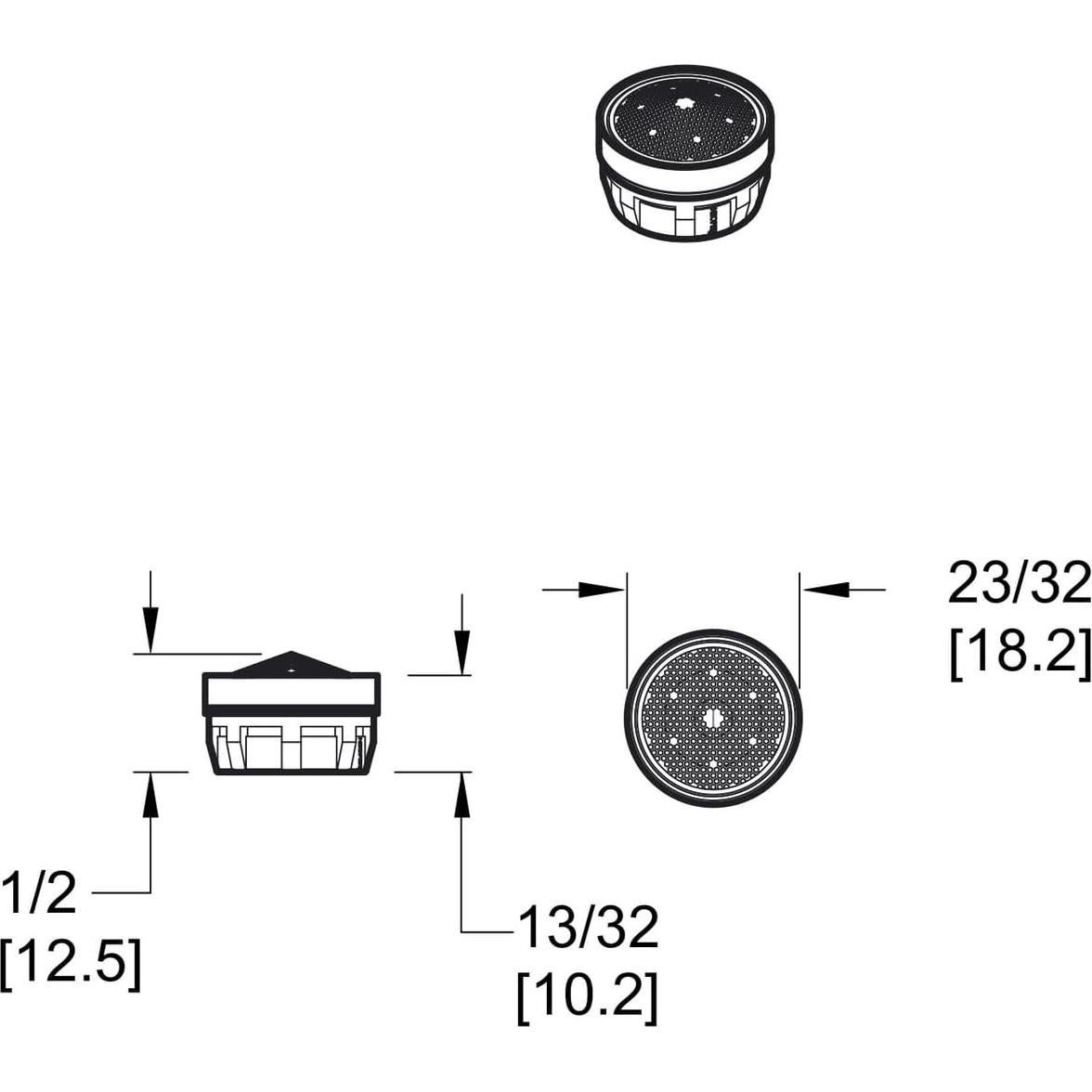 Aireador Pfister 941-2930 6.6 L/min Piezas de Repuesto