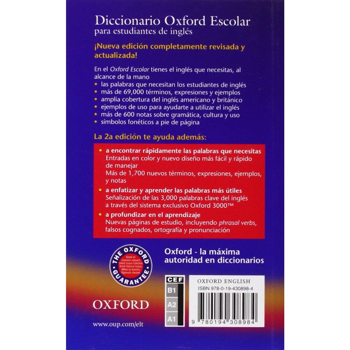Oxford Diccionario Escolar (Dictionaries)