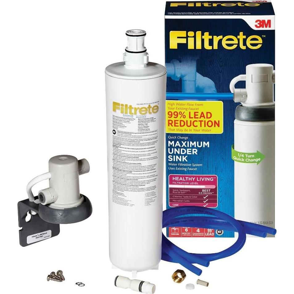 Sistema de Filtración de Agua Filtrete 3US-MAX-S01 Bajo Fregadero
