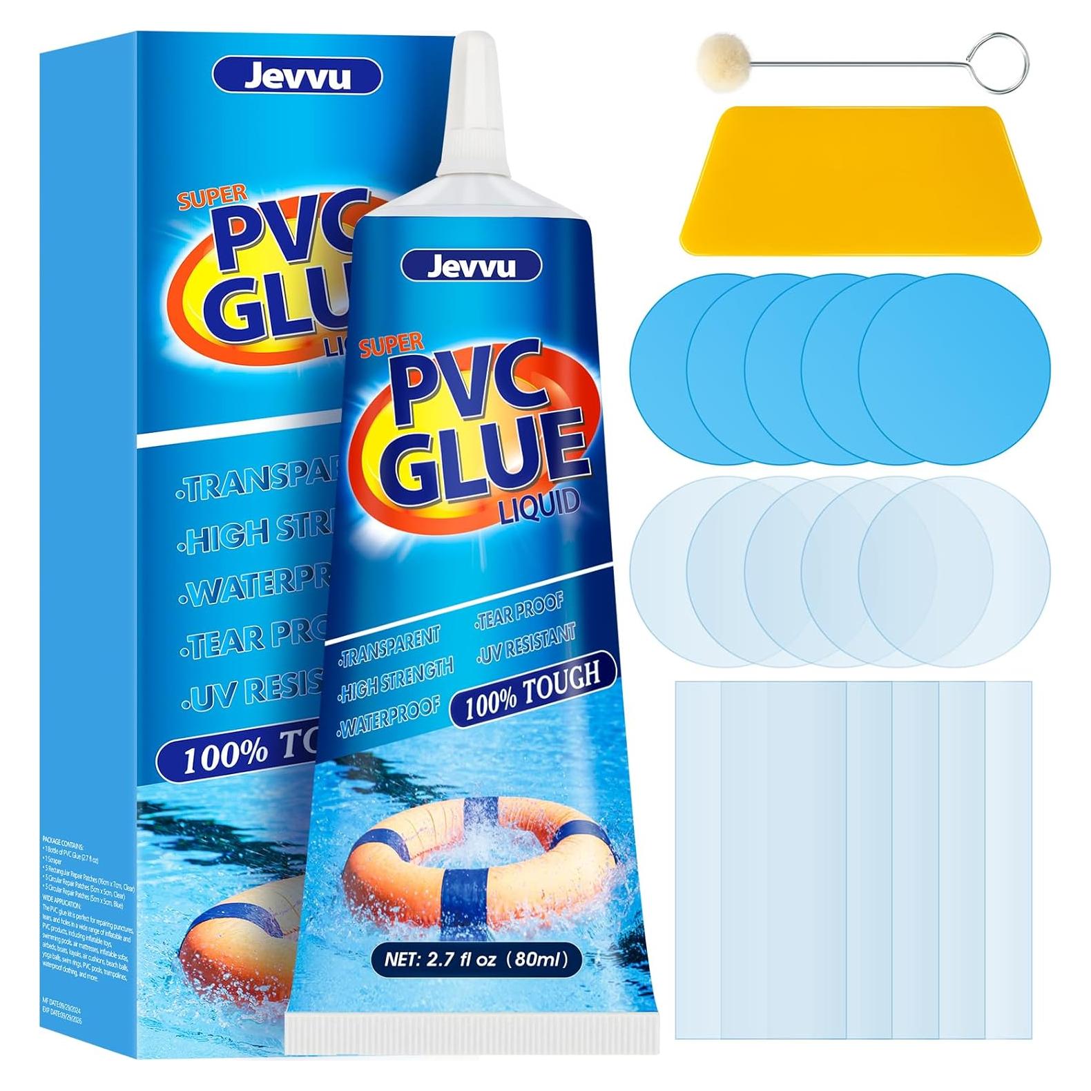 Kit de Parche para Colchón Inflable Jevvu - 15 Parches PVC