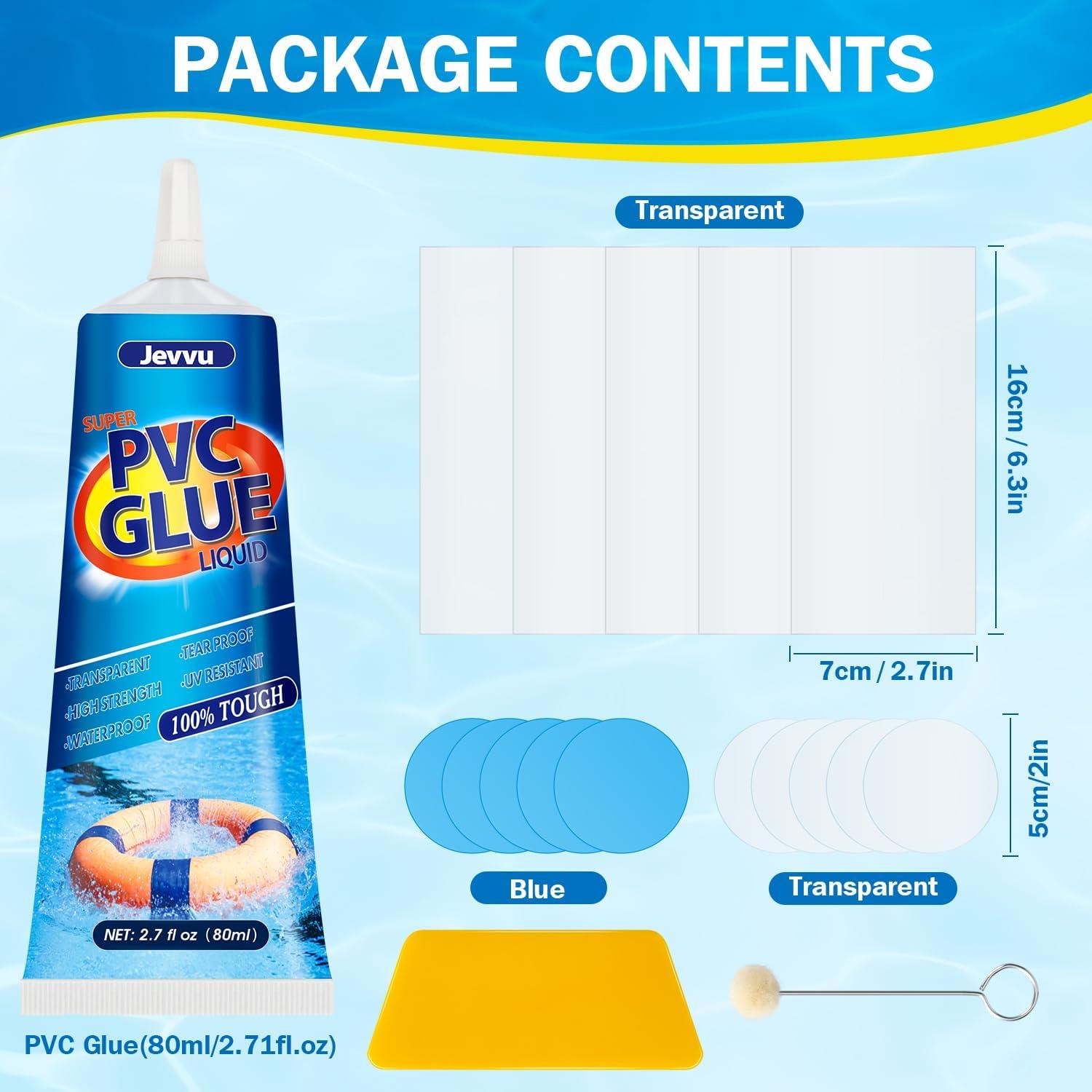 Kit de Parche para Colchón Inflable Jevvu - 15 Parches PVC