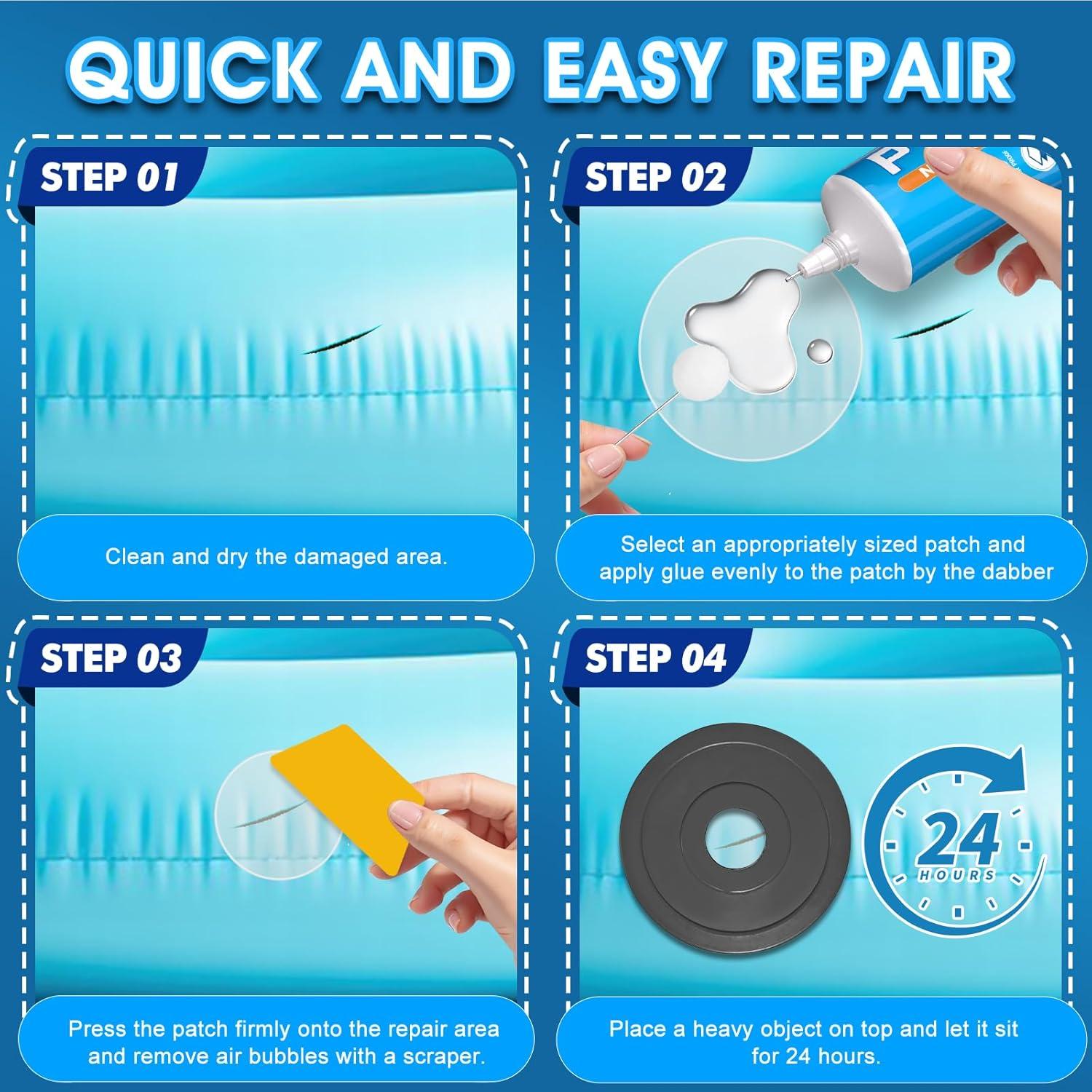 Kit de Parche para Colchón Inflable Nanoxa 80ml - Reparación PVC