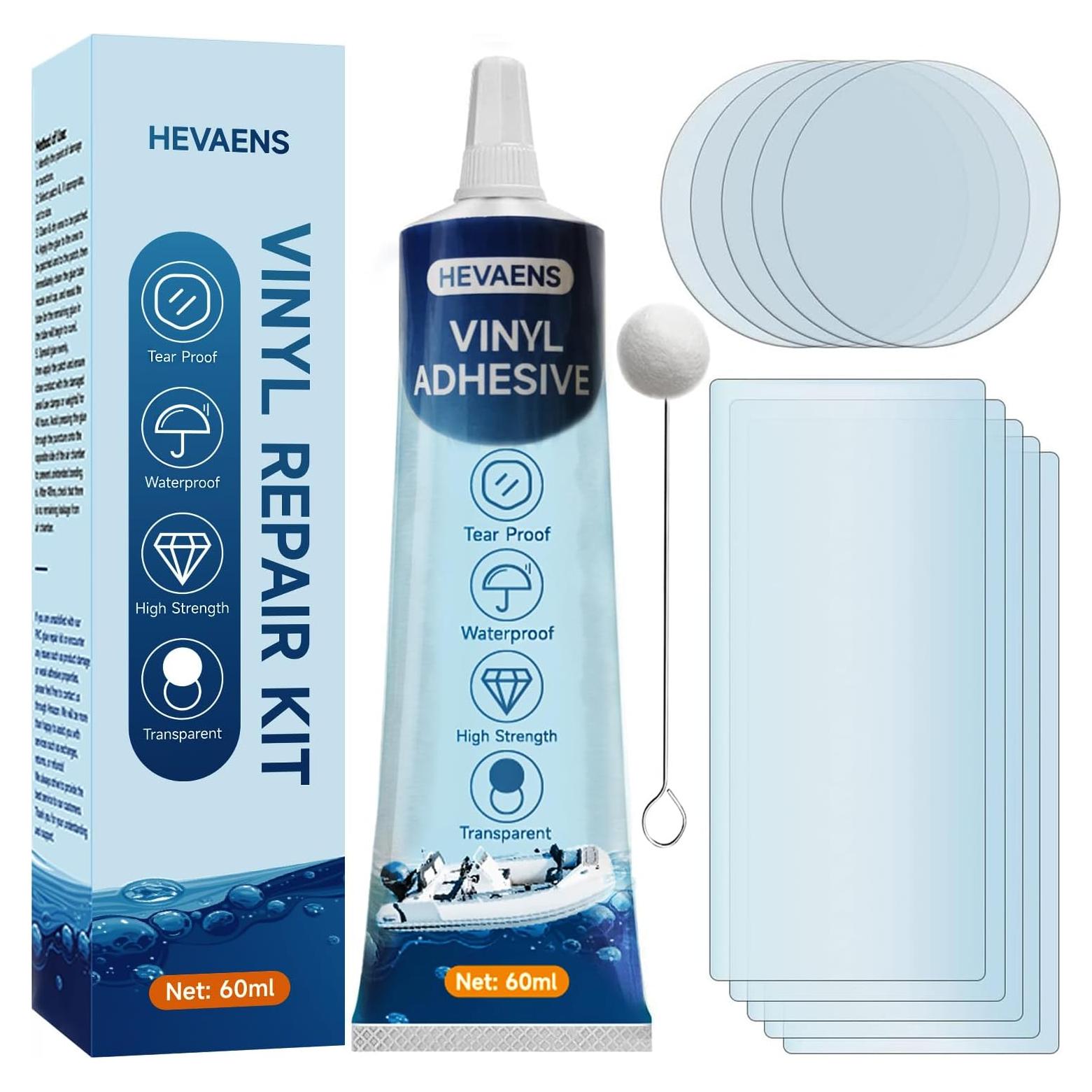Kit de Reparación para Colchón Inflable Hevaens - 60ml Pegamento