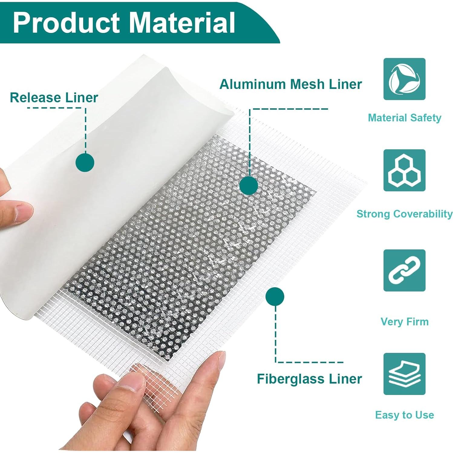 Kit de Reparación de Paneles de Yeso WYIRONG 10 Paquetes 4-20 cm