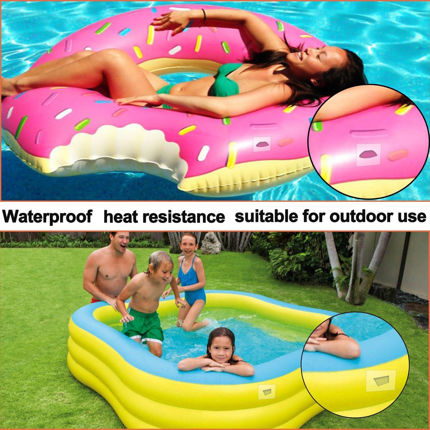 Kit de Parche Reparación Inflable KAIHENG 6 Piezas TPU 8.8x8.8 cm