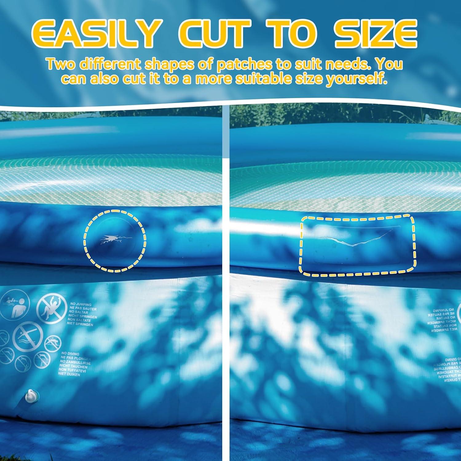 Kit de Reparación de Piscina Yeardera con Pegamento PVC 90g